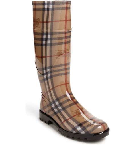 burberry water boots|burberry boots nordstrom.